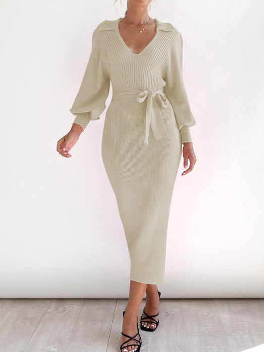 NEW “Iman” Effortless Elegance Sweater Dress